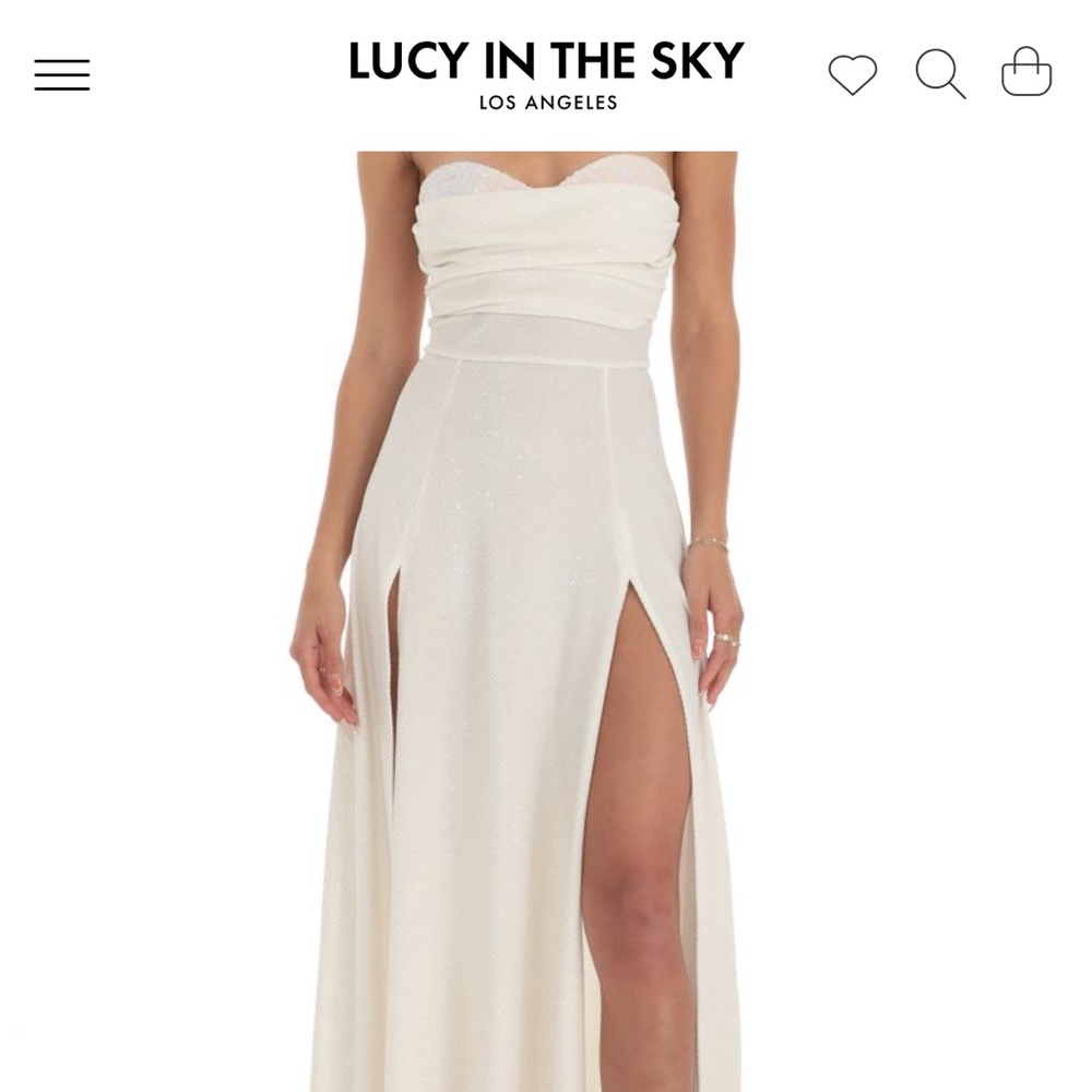 Beautiful dress! Never worn Sandi shimmer sequin velvet maxi dress!